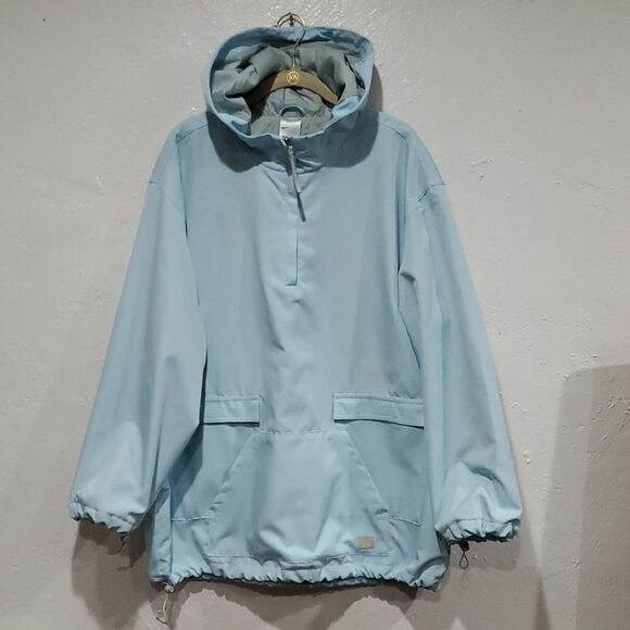 Nike Y2K Light Blue Hooded Jacket Size L - Picture 1 of 15
